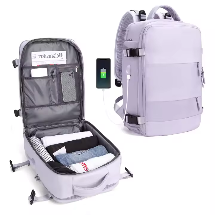 Mochila de Cabina 40x20x25 cm - Aprobada como Mochila de Cabina para Ryanair, EasyJet, Vueling y Aerolíneas de Bajo Costo - Diseño Antirrobo - 1