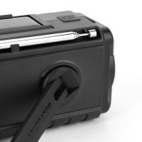 Radio De Emergencia Portátil Con Solar Y Manivela De Crank 10000mAh Con LED Y Cargador USB Luz De Mano Recargable Para Clima NOAA AM FM - details 15
