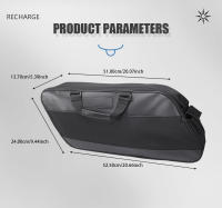 Pannier Liner Para Honda Goldwing 1800 GL1800 2012-2017 Bolsas De Equipaje Negras De Nylon Accesorios Para Motocicleta - details 12