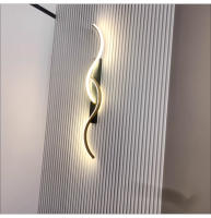Lámpara De Pared LED Moderna Para Dormitorio Y Sala De Estar Luz De Noche Dorada Con Fuente De Luz LED Decoración Para Hogar Y Sofa - details 17