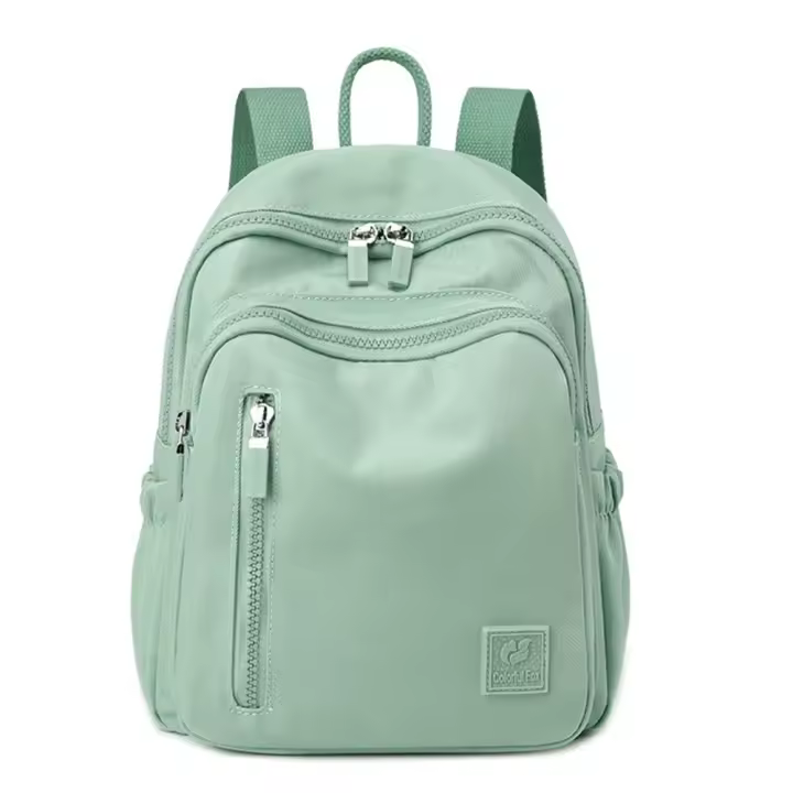 Mochila de hombre de color sólido, Bolsa Escolar Ligera and impermeable para estudiantes, Mini mochila portátil de gran capacidad, mochila de viaje - 1