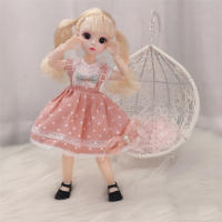 Muñeca Bjd De 30cm Con 12 Articulaciones Móviles Ojos Marrones 3D Ropa Y Zapatos Incluidos Juguetes Para Niñas Regalo Para Niños - details 14