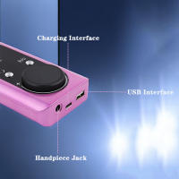 Máquina De Uñas Eléctrica Recargable 45000RPM Con Conector USB Set De Perforación Para Esmalte Remover Y Manicura a Bajo Ruido Colores Disponibles: Blanco / Rosa / Brillante - details 4
