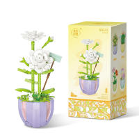 Eterno Bouquet De Rosas En Bloques De Construcción Pequeños Decoración De Escritorio Para Niñas 9 Estilos Bloques De Construcción Compatible Con Lego - details 2
