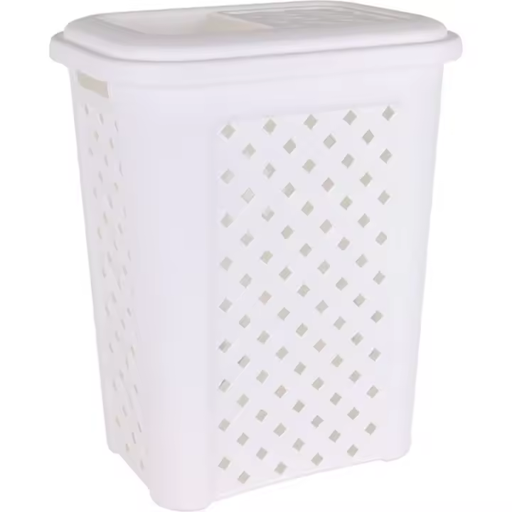 Tontarelli - Papelera Baño 30L, Apertura Lateral y Tapa - Diseño Elegante - Resistente y Duradera - Con Pedal - 1