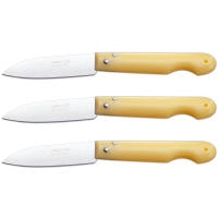 ARCOS Navaja Profesional - Navaja de Cocina (85 mm) - Acero Inoxidable Nitrum® - Mango de Polipropileno (Amarillo) - PACK 3 - details 0