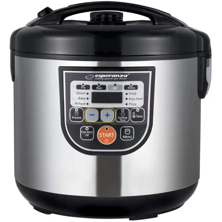 Esperanza EKG011 Multicooker Cooking 5 L 860 W Black, Metallic - 1