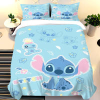 Juego De Sábanas Lilo Y Stitch 3pcs 100% Poliéster Sin Relleno Para Niños Y Niñas Diseño De Stitch Cama De Poliéster - details 25