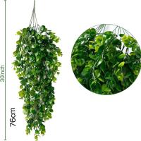 Plantas Artificiales De Pino Verde Para Exterior Protección UV Arco De Boda Decoración Para Jardín Pared Regalo DIY 1/3pcs - details 15