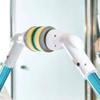 Limpia Pisos Eléctrico Con 6 Cabezas De Repuesto Limpia Pisos Con Escobillas Giratorias Herramienta De Limpieza Handheld Ecológica - details 4