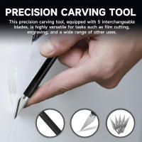 Kit De Herramientas Para Película De Coche 14 Piezas Herramienta De Espátula De Goma Para Vinilo Y Tintado De Ventanas De Vehículo Accesorios De Empaque Para Automóviles - details 6