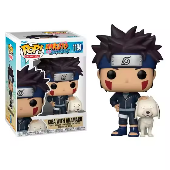 Funko pop Kiba with Akamaru 1194 Naruto Shippuden - 1