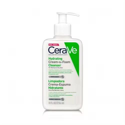 Cerave Espuma Limpiadora Hidratante 236 ml - 1