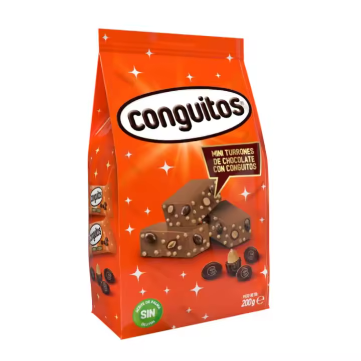 Conguitos Mini Turrones de Chocolate 200 G - 1
