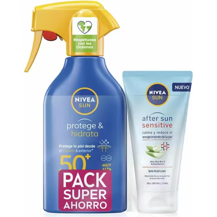 Solar Nivea SUN PROTEGE&HIDRATA PISTOLA SPF50 270 ML PACK NIVEA  SPF50 - 1