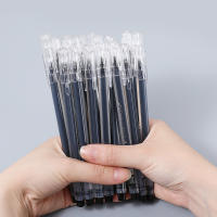 Juego De 12 Bolígrafos De Gel Triangulares 0.5mm En Colores Negro Azul Y Rojo Suministros Escolares Para Estudiantes Y Oficina - details 3