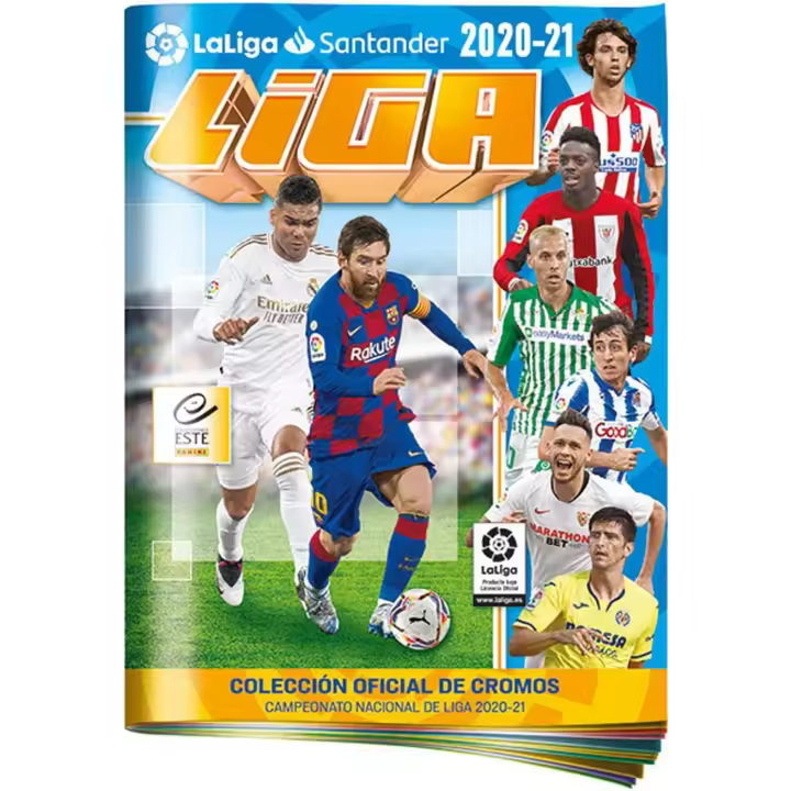 Pack 2 Álbumes + 8 Sobres Panini Liga Santander 2020-21 - 1