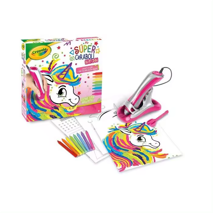 CRAYOLA SUPER CERABOLI CRAYOLA UNICORNIO NEON CERABOLI 30x30x7 Cms. - 1