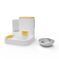 Dispensador Automático Para Gatos Cuenco De Alimentos Y Agua Para Perros Suministros Para Mascotas Plástico Cuadrado - details 7