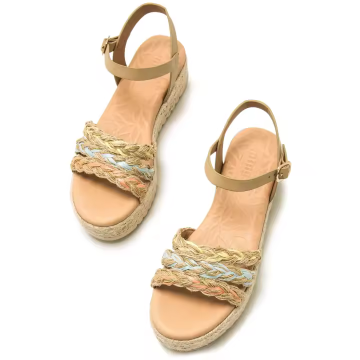 Zapatos marca Mustang modelo 59625-C56051 para mujer en color beig - 1