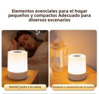 Lámpara De Noche LED Táctil Con Control Remoto Y Tiempo Para Dormitorio Y Habitación De Bebé Iluminación Decorativa Para Mesa Lámpara De Descanso Al Lado - details 11