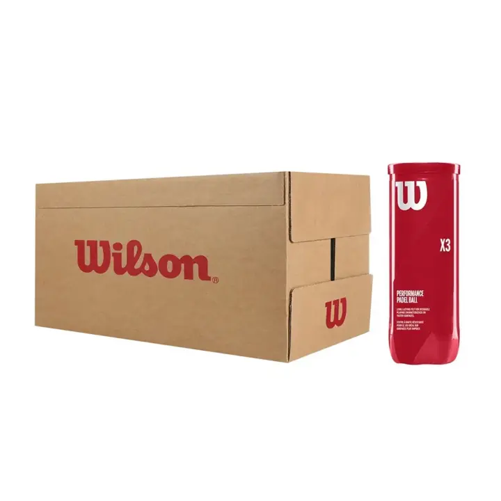 Botes de pelotas de padel - 3 pelotas Wilson X3 Pro - Padel. (Packs o  Cajón completo) - 1