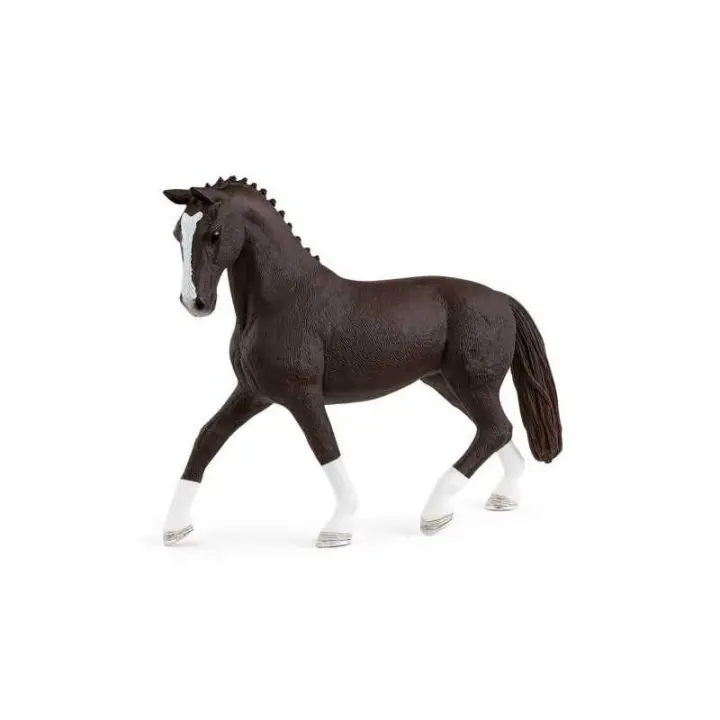 Schleich Yegua Hannoveriana Azabache Figura Caballo Juguete Educativo - 1