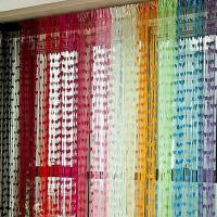 Cortina De Voile Con Patrón De Corazón Y Decoración De Cordón Para Sala De Estar Dormitorio Divisor De Puerta Translúcida Moderna - details 7