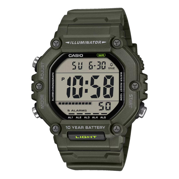 Reloj Deportivo Digital Casio AE-1600HX-3AVEF Verde Oliva