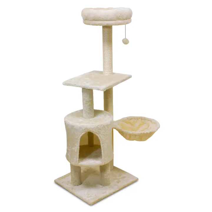 Rascador con cama extraíble ICE 45x40x117cm - 1