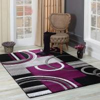 VIKAMA Alfombra De Cristal Geométrico Moderno Nórdico Para Sofá Baño Cama Antideslizante Lavable Máquina Resistente a La Suciedad Estilo Jaquek Rectangle Polyester Striped Para Sala De Estar Hotel Dormitorio - details 1