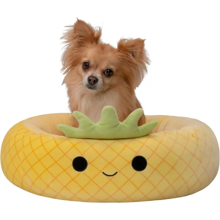 Cama para mascotas Maui Pineapple de 40 cm - Cama oficial ultrasuave de peluche para mascotas - 1