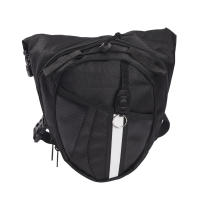 Bolsa De Cintura Para Hombre Norbinus De Nylon Bolsa De Pierna Para Motociclista Bum Bag Estilo Casual Unisex Color Sólido - details 1