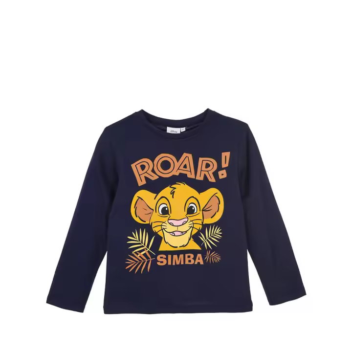 Camiseta Infantil El Rey León Suncity Niños Niñas Manga larga Ropa Textil Varias Tallas - Diseño exclusivo Disney - 1