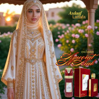 Pack Lattafa Asdaaf original, Princesa de Arabia, Eau De Parfum Ameerat Al Arab 100ml +Desodorante Corporal  - Fragancia Oriental de Lujo y Sofisticación - details 1