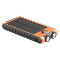 Bigben Powerbank solar 10000 mAh USB 2 A+C con linterna F150857 - details 2