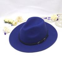 Sombrero De Punto Retro Británico Para Hombres Y Mujeres Con Cierre De Cuero Pequeño Sombrero De Jazz Tweed Felt Panama De Lujo Unisex Para Negocios - details 2