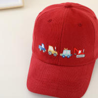 Gorro De Béisbol Para Niños Con Bordado De Bulldozer Y Excavadora Ropa Deportiva Para Verano Ajustable Unisex Edad 2-8 Años - details 3