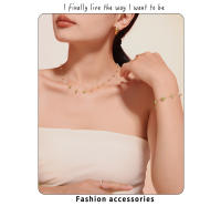 Collar de Piedra de la clavícula pulsera de Arce Hecho A Mano DE LA Cadena de estil ins conjunto de las mujeres - details 2