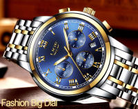 Reloj De Hombre LIGE 2024 Chronógrafo Deportivo De Lujo Marca Relojes De Cuarzo Acero Inoxidable Impermeable Con Manos Luminosas Y Calendario Completo - details 9