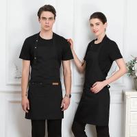 Nueva Moda Del Delantal De Cocina Para Hombres Chef Barbacoas Bares Cafeterías Belleza Y Estudio De Uñas Impermeable Y Anti Manchas - details 3