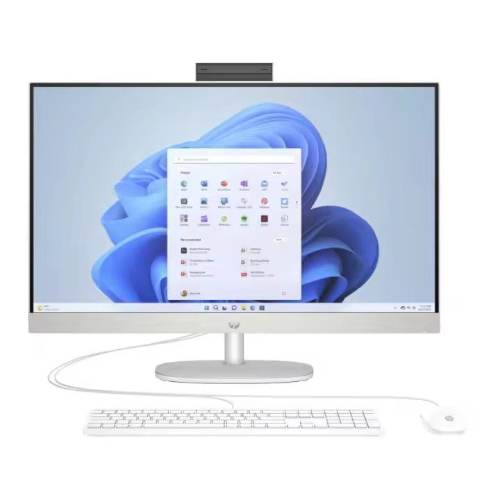 PC todo en uno HP 27-cr0007ng de 68,6 cm (27 pulgadas) (AMD Ryzen™ 5 7520U, 16 GB de RAM, 512 GB SSD, Full HD, Win11 Home - 1