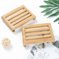 Porta Saboneta De Bambú Natural Madera Soporte Para Baño Almacenamiento Portátil Placa Caja Contenedor Decoración Del Hogar - details 20