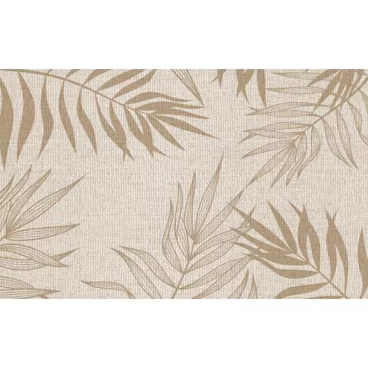 VINILIKO, Alfombra interior/exterior PVC Nathifa sepia, imitación textura natural - 1