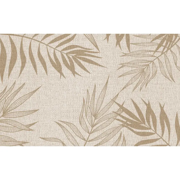VINILIKO, Alfombra interior/exterior PVC Nathifa sepia, imitación textura natural - 1