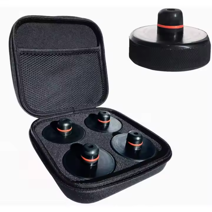 Almohadilla elevadora para modelo 3/S/X/Y, 4 almohadillas con estuche de almacenamiento, accesorios para vehículos - 1