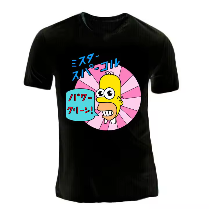 CAMISETA TIPO HOMER DETERGENTE MR CROQUET MR SPARKLE SIMPSONS - 1