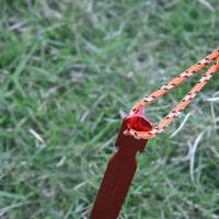 Juego De 10 Piezas De Aluminio Ultraligero Palos De Tenda 18cm Para Camping Al Aire Libre Con Cordón De Viento Y Bolsa De Almacenamiento Para Palos De Tenda - details 6