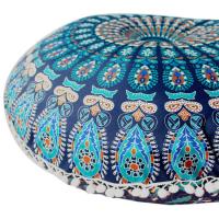 Funda De Cojín Bohemio Con Patrón Mandala Redondo 14 Estilos Decoración De Hogar Y Hotel 43x43cm Cubierta De Almohada Ecológica Tejida 100% Poliéster - details 3