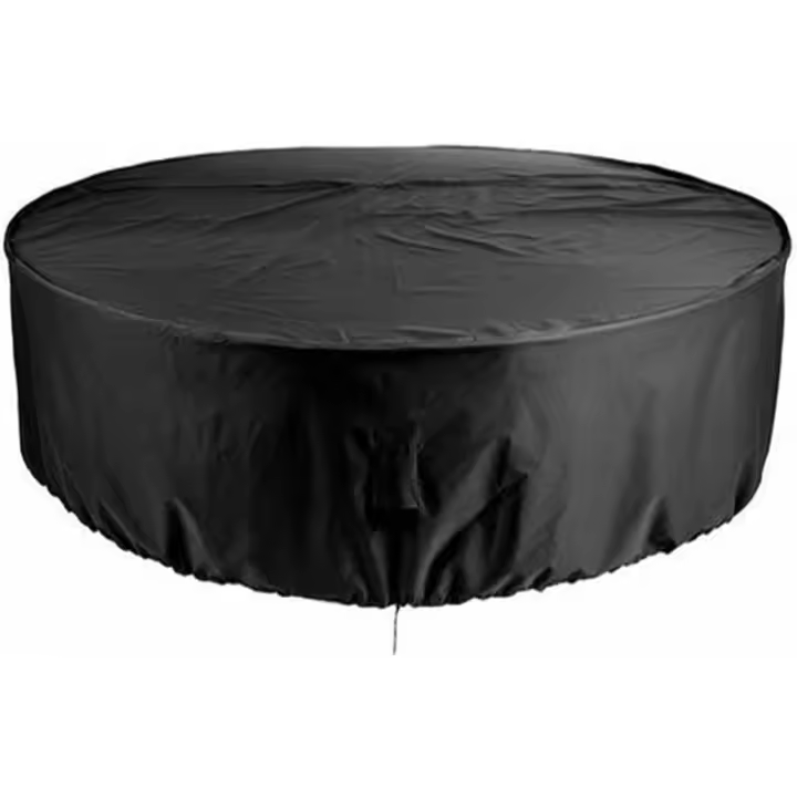 Funda para Muebles de Jardín, Funda para Mesa de Jardín Redonda Impermeable y Duradera para Exteriores, Muebles de Patio, Refugio Anti-UV y Sillas de Comedor a Prueba de Polvo 230x110cm Ver Imagen - 1